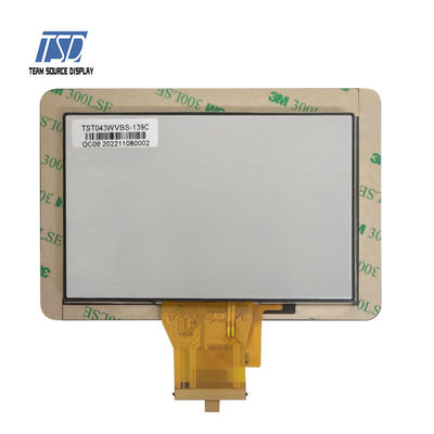 IPS-TFT-LCD-Display in Automobilqualität, 4,3 Zoll, 800 x 480, durchlässig