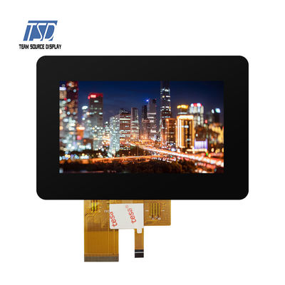 4,3 Entschließung IPS-Glas TFT LCD-Anzeigen-Modul RGB 24bits des Zoll-800*480