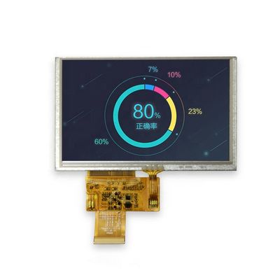 Heiße Verkäufe 800x480 5,0 Zoll TFT LCD-Schirm 12 Uhr TN-Platte Blendschutz für industrielle Anwendung