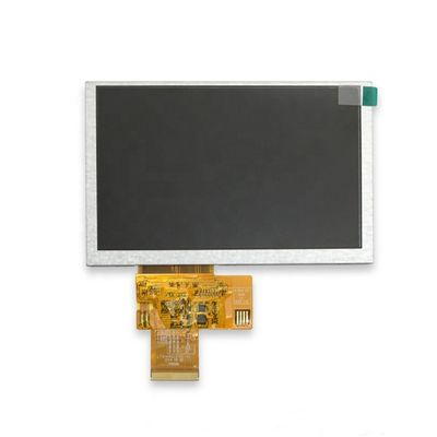 5,0&quot; Farbe 800x480 12 Uhr LCD-Modul-Anzeige 12LEDs mit RGB schließen Blendschutz an