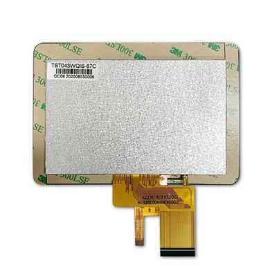 Modul-Schirm 480x272 4.3inch TFT LCD mit CTP, 12 Uhr, ST7282, RGB-24bit TN Anzeige
