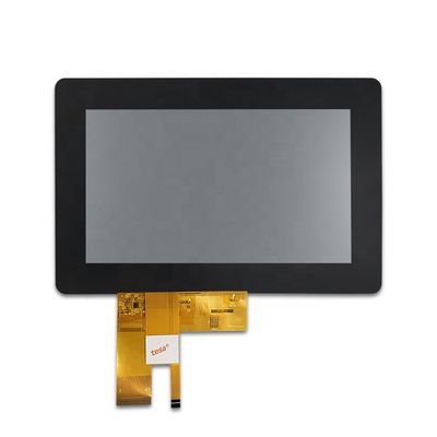 Industrielle Oberfläche Lumiannce TFT LCD-Modul-800x480 450nits Blendschutz