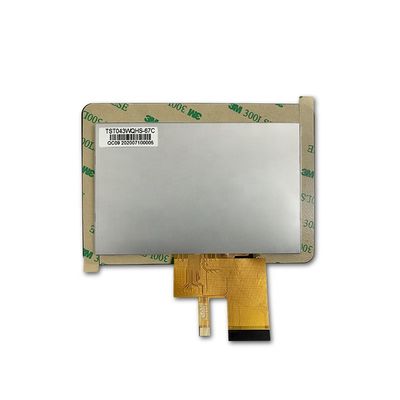 4,3 Zoll TFT LCD-Noten-Bildschirmanzeige 480x272 Dots Anti Glare ST7283