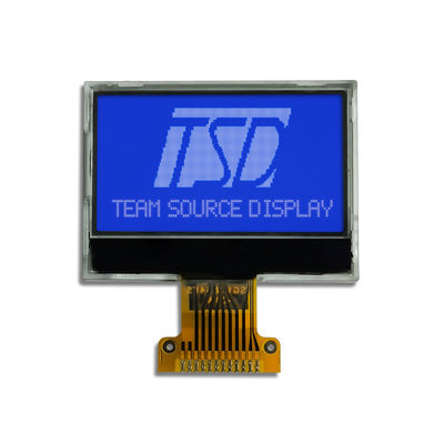 Positiver ZAHN LCD zeigen 25.58x6 an, das Beschriftungsbereich 128x64 die 6 Uhr-Betrachtungs-Winkel punktiert