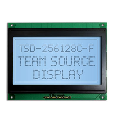 Kundenspezifischer Transmissive positiver PFEILER 256x128 FSTN grafisches einfarbiges LCD-Bildschirm-Anzeigen-Modul