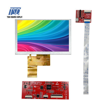 Entschließung ST7262 IC Farbe-500nits TFTs UART LCD des Anzeigen-5 Zoll-800x480