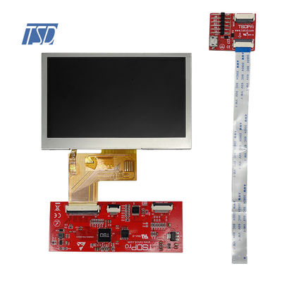 Resistiver Touchscreen 4,3' Smart LCD Modul 480x320 mit UART-Schnittstelle