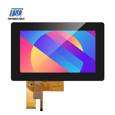 TSD Standard-TFT-LCD-Anzeigemodul 7 Zoll 450 Nits 800 x 480 RGB mit Touchpanel
