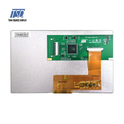 UART 7 Zoll 500 Nits 800x480 TN RGB Smart LCD Modul PN TSM070WVBE-32