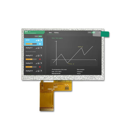 ODM 5 Zoll-Auto-Monitor, Auto-Anzeige 500cd/M2 800xRGBx480 Tft