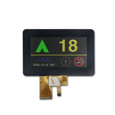 Kapazitive TFT LCD-Noten-Bildschirmanzeige, Fahrer CTP Lcd Tft 4,3 Zoll-ST7282