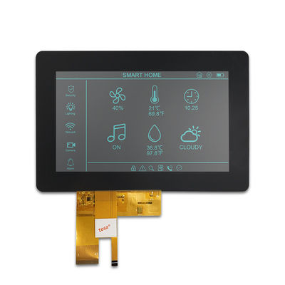 7 Touch Screen 800x480 des Zoll-PCAP Helligkeit Entschließungs-300cd/m2 Transmissive