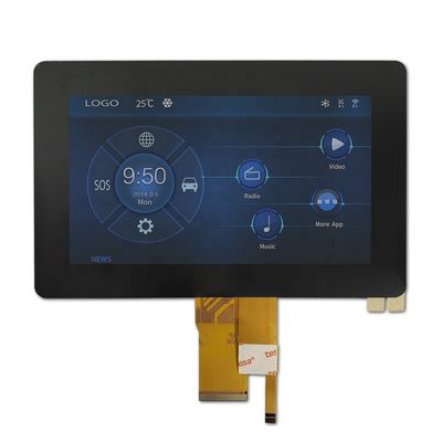 7 kapazitiver Touch Screen des Zoll-1024x600 mit IPS-Glas Schnittstelle 24bit RGB