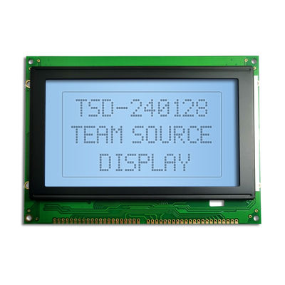 Grafik-einfarbiges LCD-Bildschirm-Anzeigen-Modul PFEILER 240X128 STN gelbe blaue positive