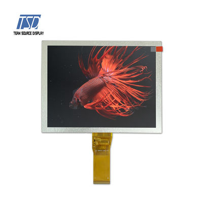 Schnittstelle 380nits 8&quot; 800x600 RGB Anzeige TN TFT LCD mit HX8264D02 HX8696A01 IC