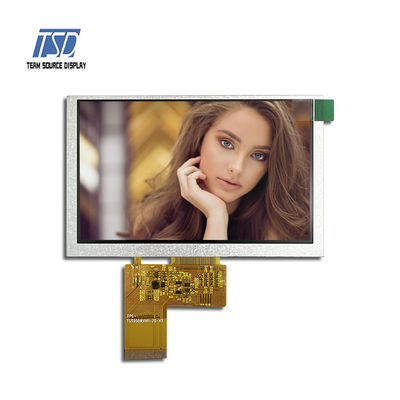 Anzeigen-Modul 800xRGBx480 5 Zoll TTL-Schnittstelle IPS TFT LCD